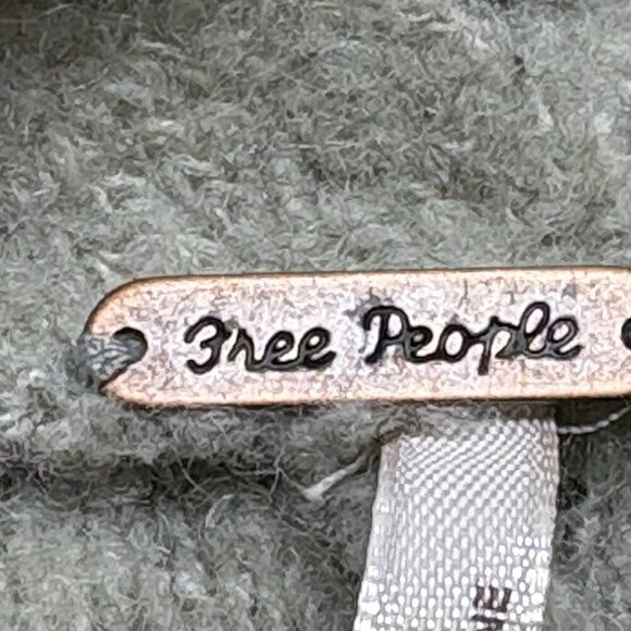 FREE PEOPLE NWT Phantom Sweater Size XS Gray Oversized Cardigan Casual 61-18 - Picture 6 of 13